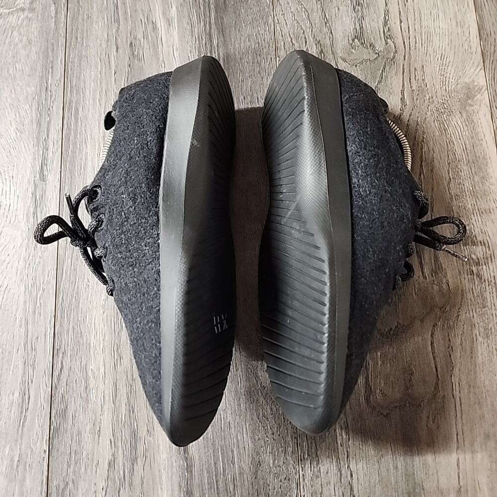 Allbirds Women’s Wool Runners Natural Black/Black sole Size 9 - Picture 7 of 9